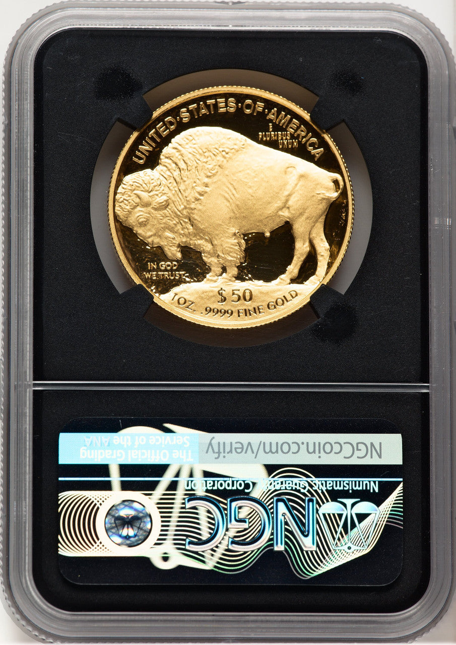2021-W Proof Gold Buffalo 1 oz AR Mint Director's Series NGC PF70 Ed Moy