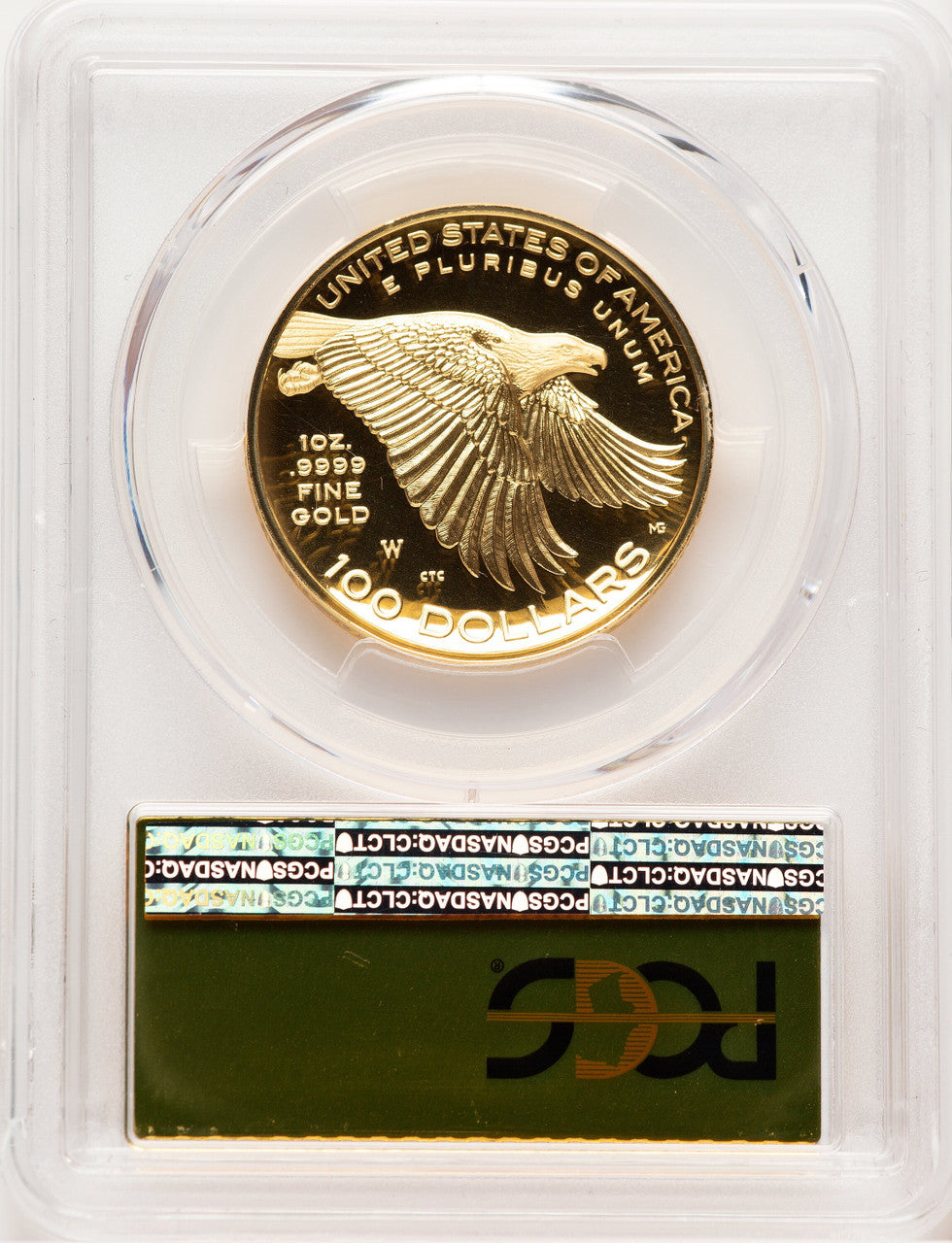 2017-W G$100 American Liberty High Relief FDI Gold Foil PCGS PR70