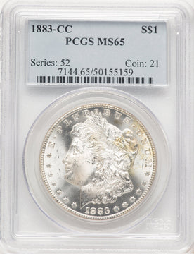 1883-CC Morgan Dollar PCGS MS65 (778740002)