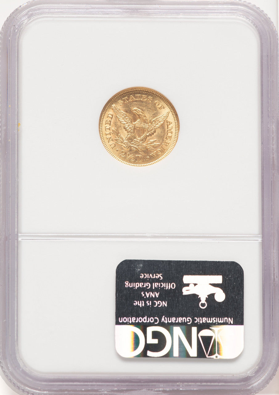 1853 $2.50 Liberty Quarter Eagle NGC MS62 (778750008)