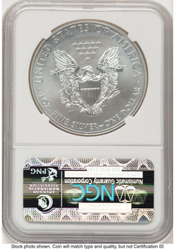 2012-W Burnished Silver Eagle 1 oz FR West Point Star Label NGC MS70