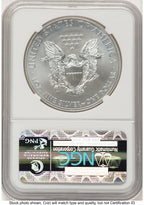 2012-W Burnished Silver Eagle 1 oz FR West Point Star Label NGC MS70