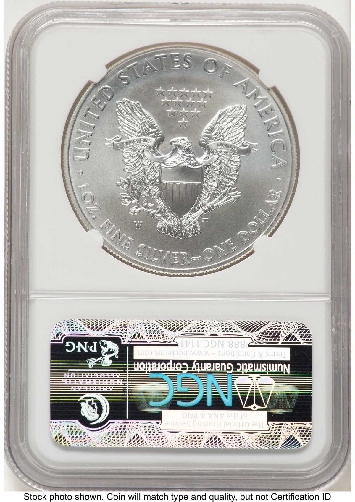 2012-W Burnished Silver Eagle 1 oz FR Blue NGC MS70