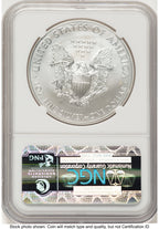 2013-W Burnished Silver Eagle 1 oz Elizabeth Jones NGC MS70