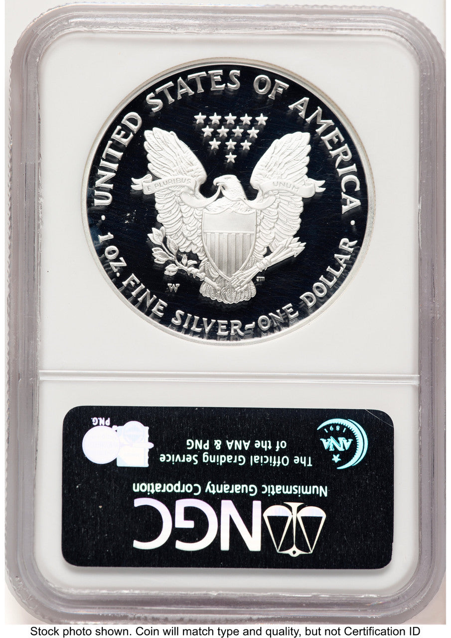 2006-W Proof Silver Eagle 1 oz First Strikes Red NGC PF70