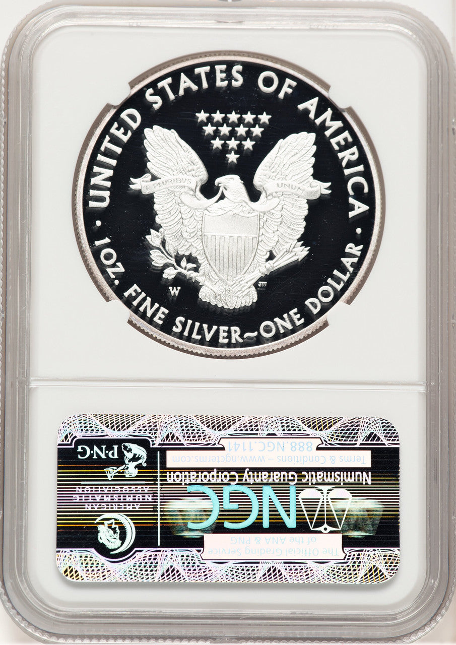 2014-W Proof Silver Eagle 1 oz ER Elizabeth Jones NGC PF70