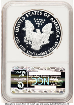 2014-W Proof Silver Eagle 1 oz ER Elizabeth Jones NGC PF70 (778752141)