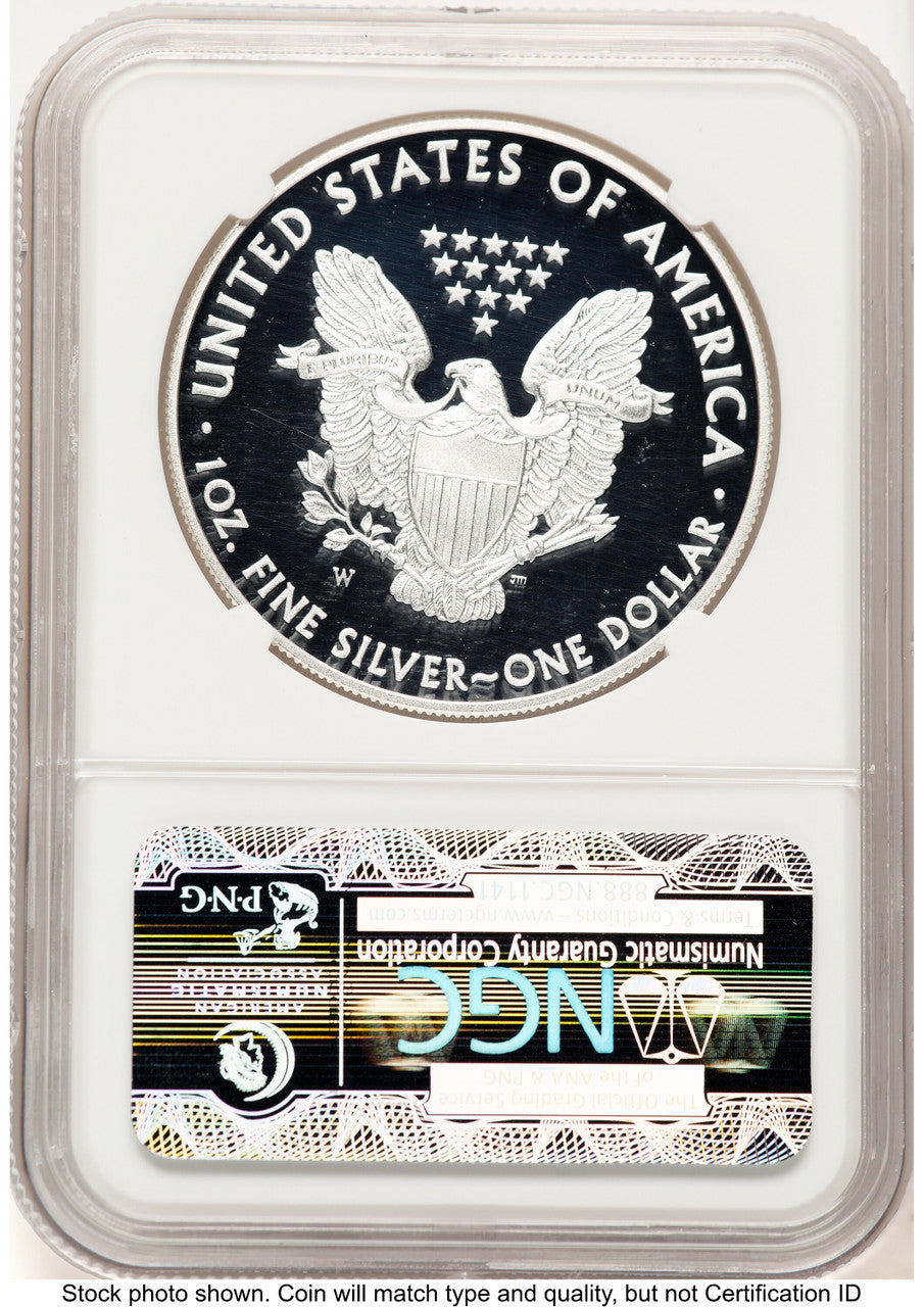 2014-W Proof Silver Eagle 1 oz ER Elizabeth Jones NGC PF70 (778752141)