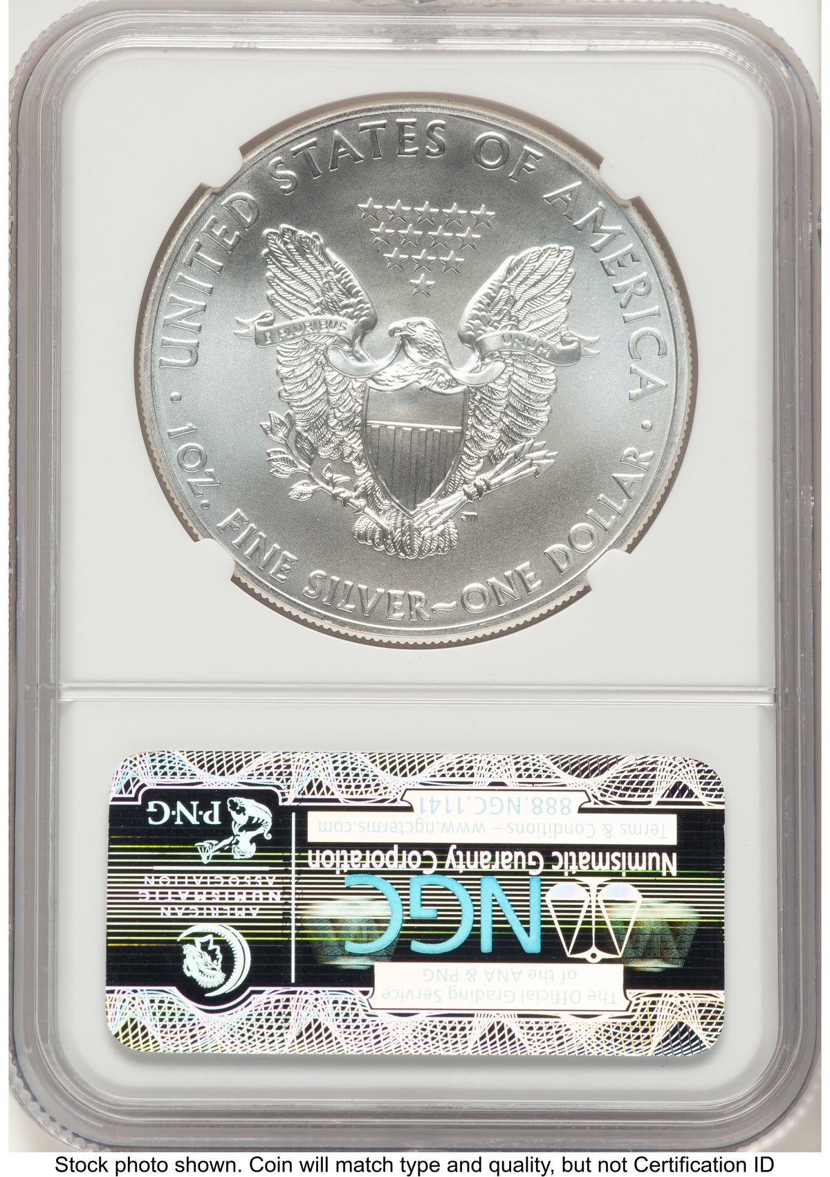 2013-(W) Silver Eagle FR West Point Star Label NGC MS70