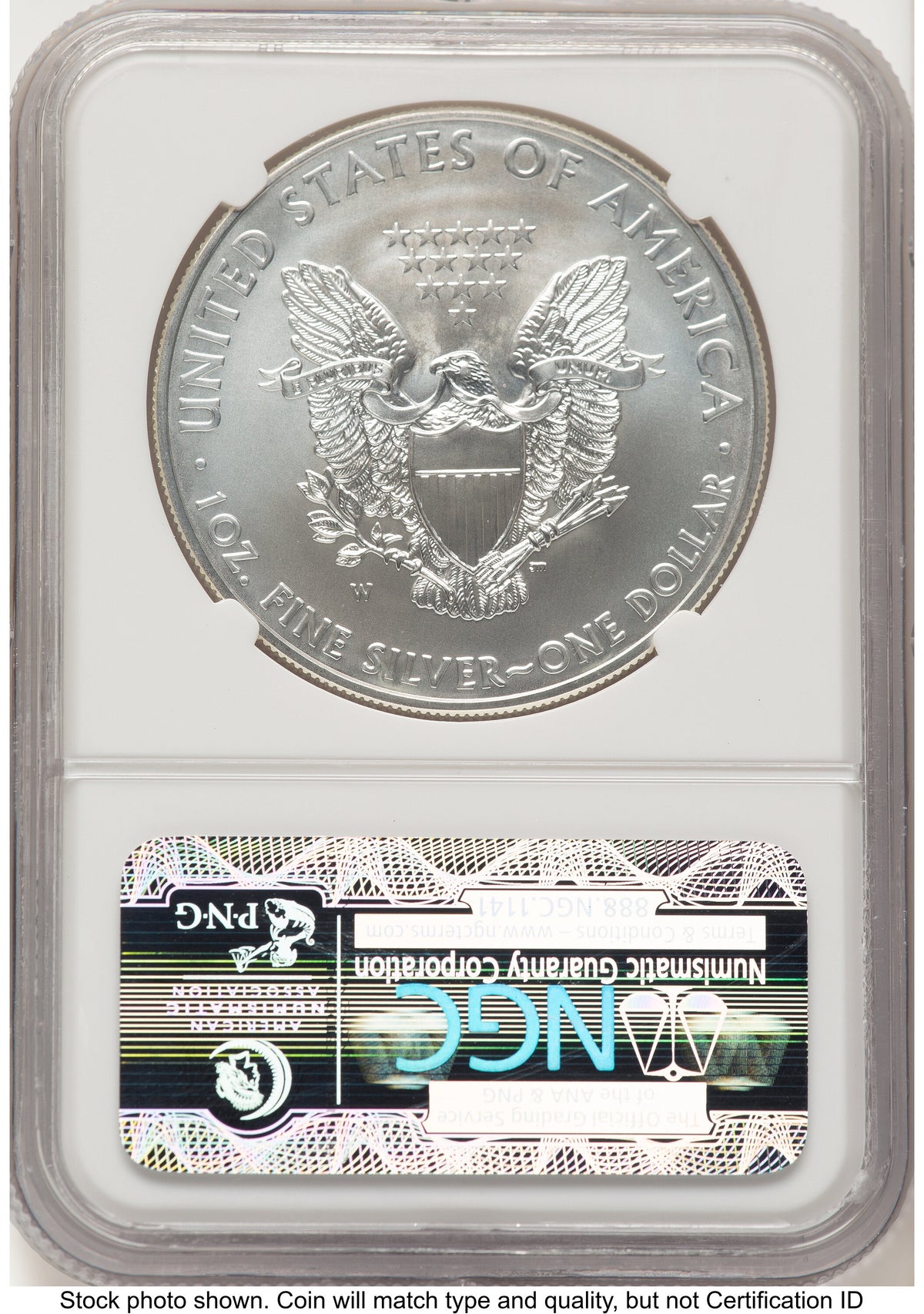 2011-W Burnished Silver Eagle 1 oz ER West Point Star Label NGC MS70