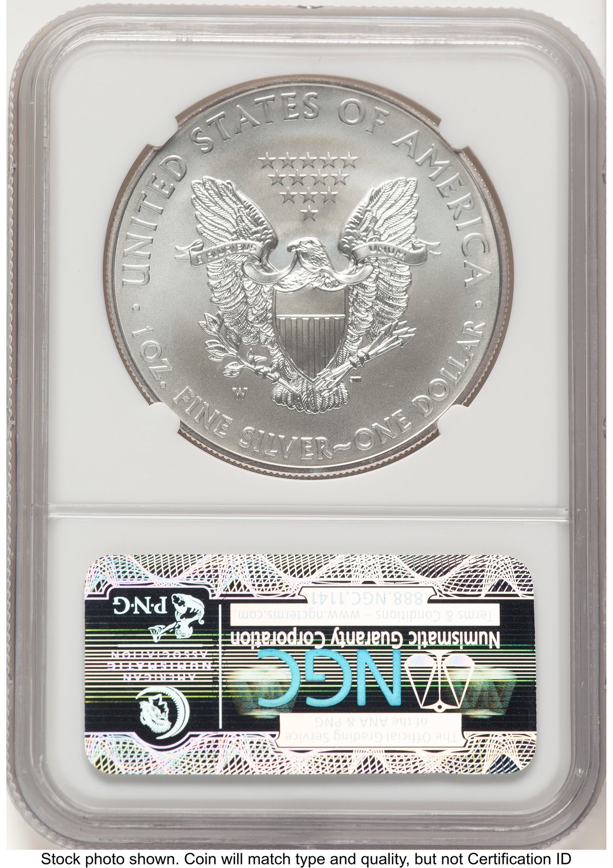 2013-W Burnished Silver Eagle 1 oz ER Blue NGC MS70