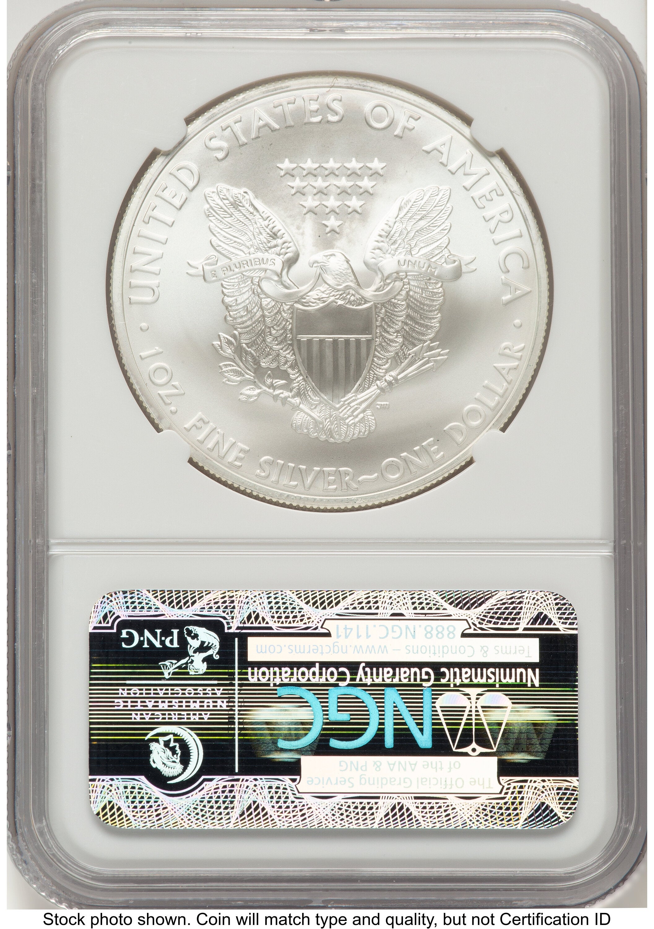 2013-(S) Silver Eagle FR San Francisco Bridge Label NGC MS70