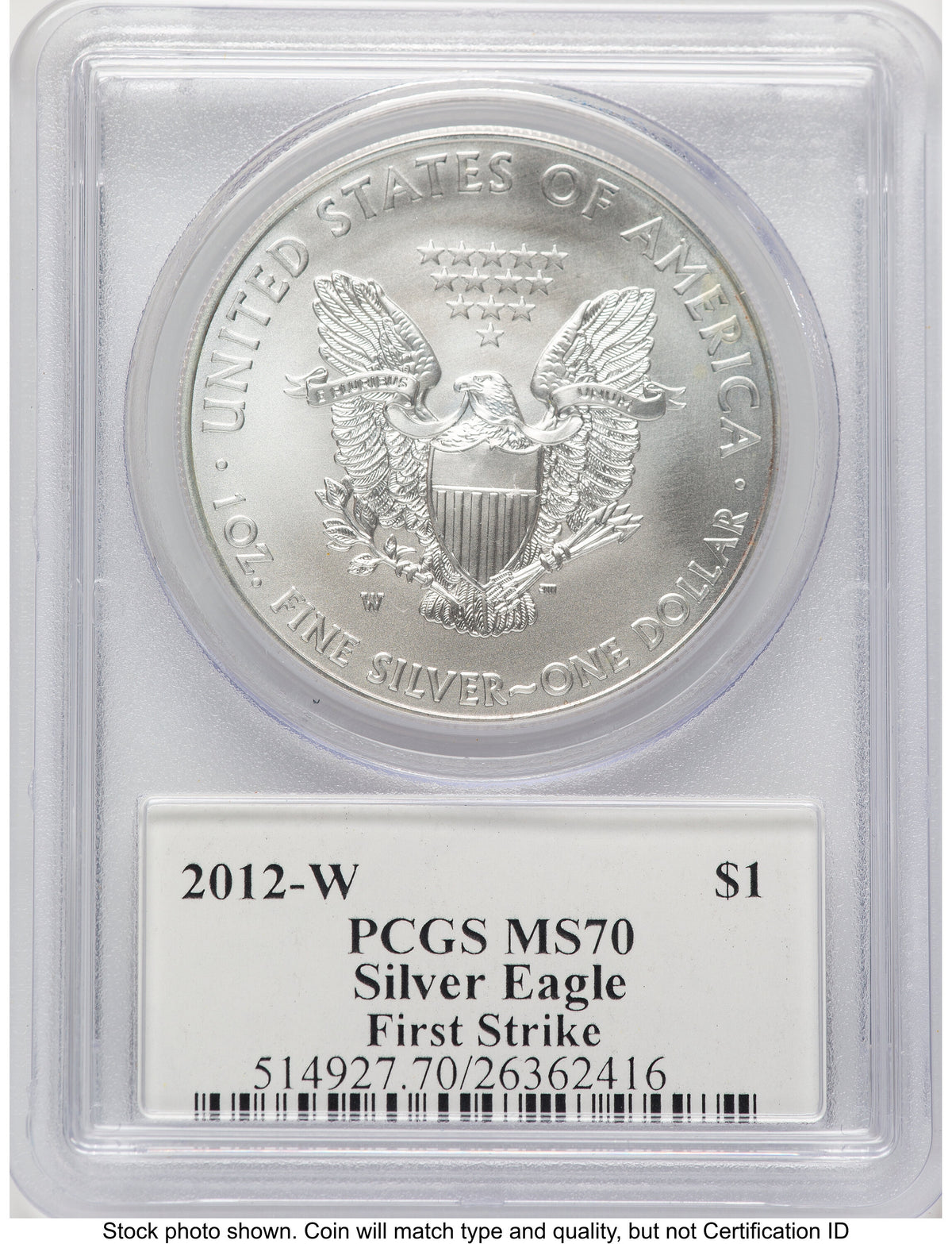2012-W Burnished Silver Eagle 1 oz FS John PCGS MS70 Mercanti