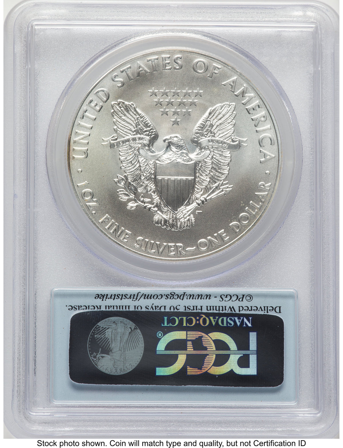 2014 Silver Eagle FS Flag PCGS MS70