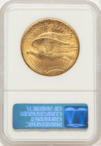 1925-S $20 Saint-Gaudens Double Eagle NGC MS62