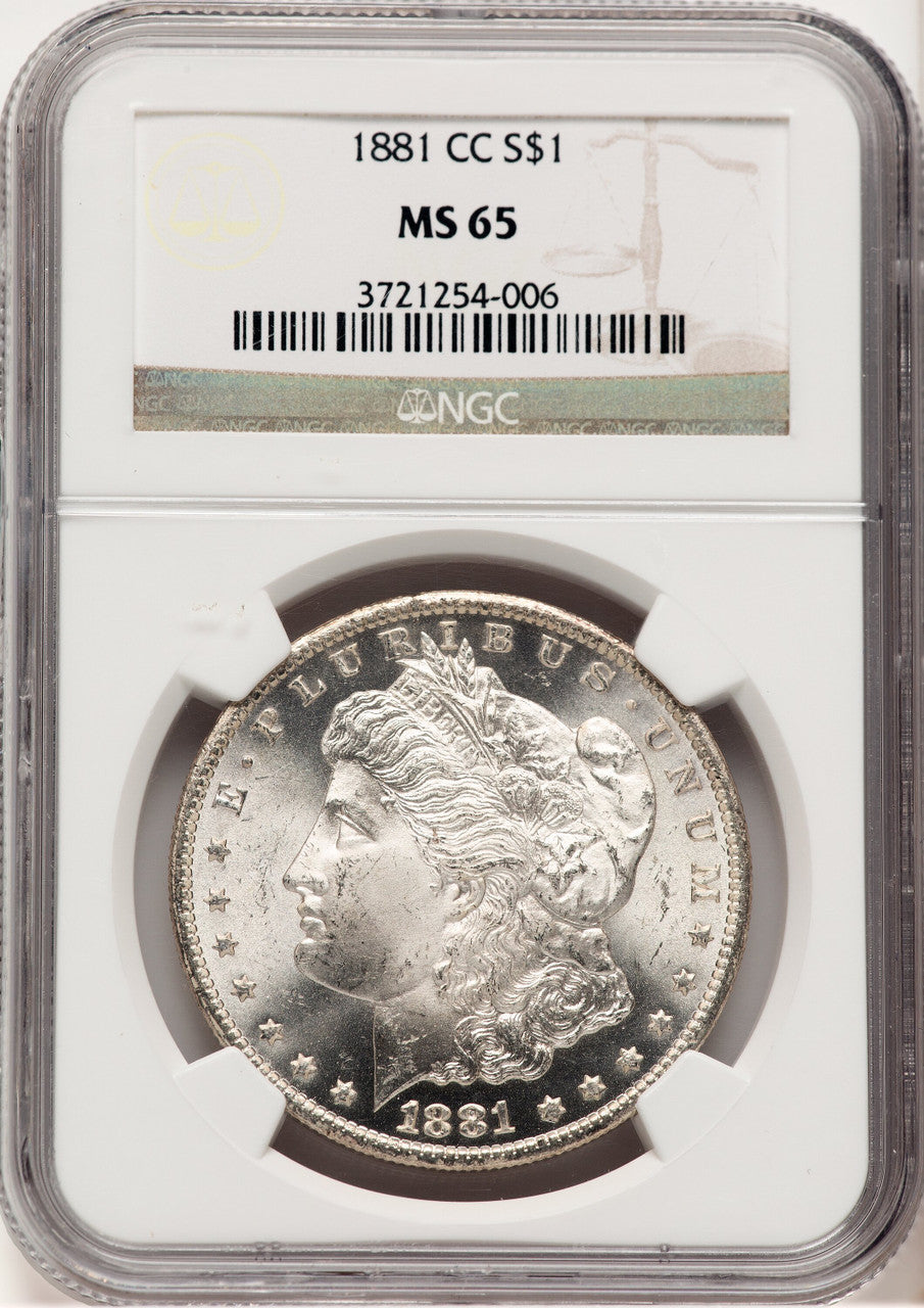 1881-CC Morgan Dollar NGC MS65 (778807008)