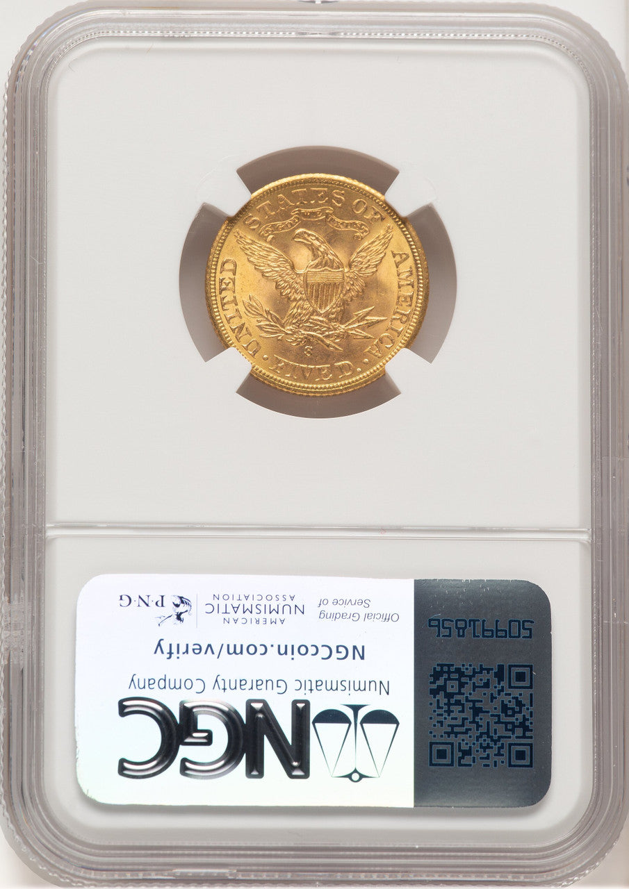 1901-S $5 Liberty Half Eagle NGC MS65 (778842113)
