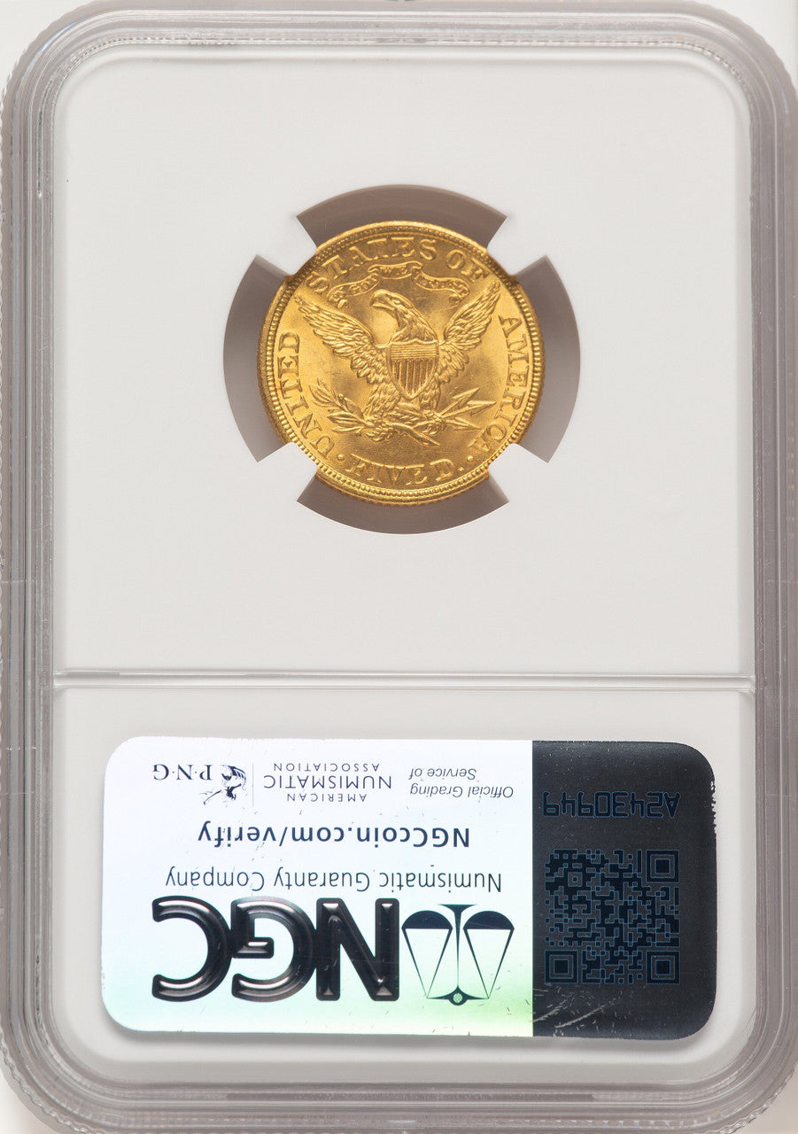 1906 $5 Liberty Half Eagle NGC MS65