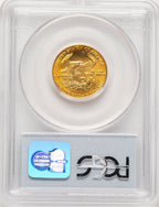 1989 Gold Eagle 1/4 oz Blue Label PCGS MS69
