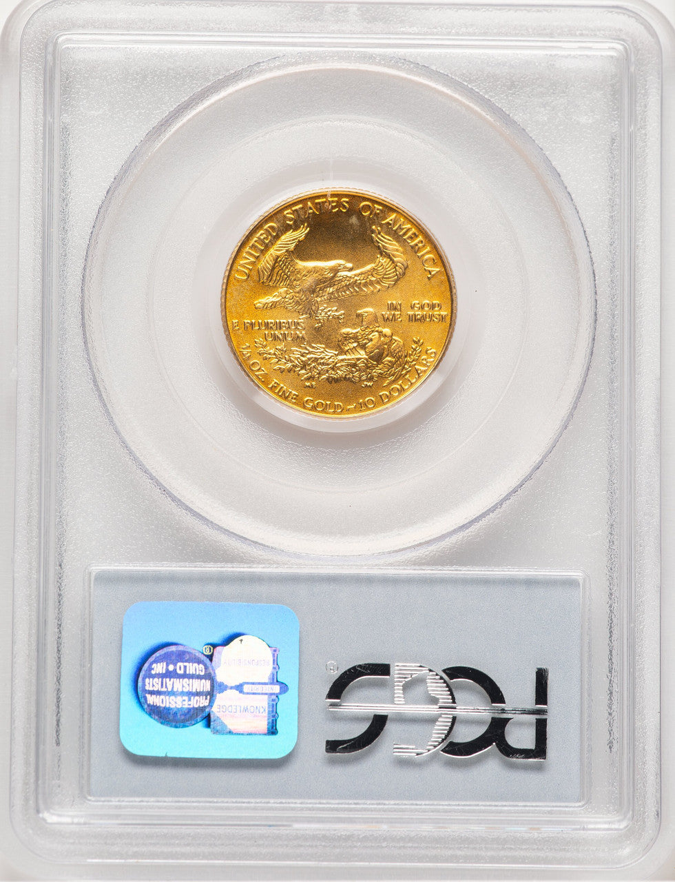 1989 Gold Eagle 1/4 oz Blue Label PCGS MS69