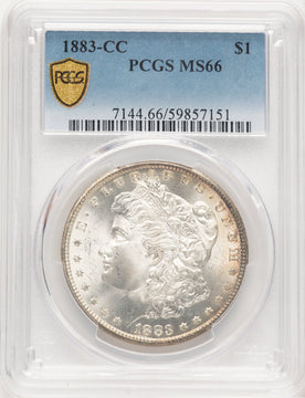 1883-CC Morgan Dollar PCGS MS66 (778883013)