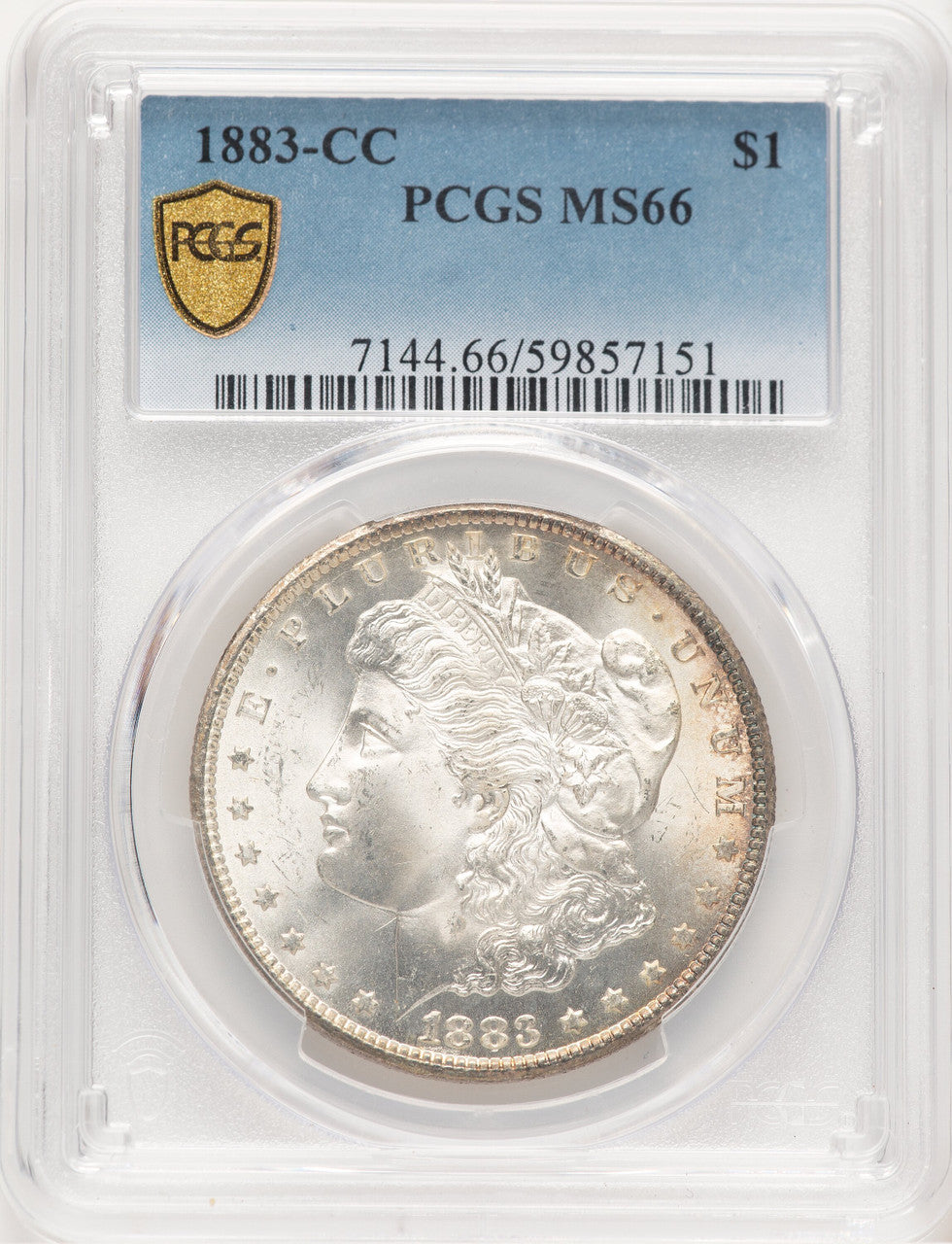 1883-CC Morgan Dollar PCGS MS66 (778883013)