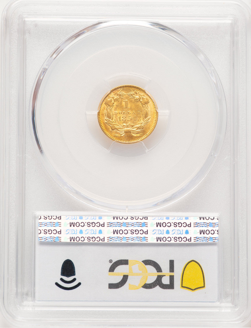 1854 G$1 Type Two Gold Dollar PCGS AU55 (778883016)