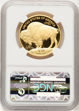 2010-W Proof Gold Buffalo 1 oz ER Blue NGC MS70