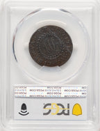 1785 Nova Constellatio Copper Pointed Rays Large Date BN Colonials PCGS XF40