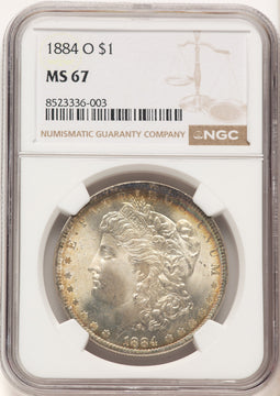 1884-O Morgan Dollar NGC MS67 (778942002)