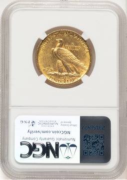 1907 $10 No Motto Indian Eagle NGC MS61 (778949003)