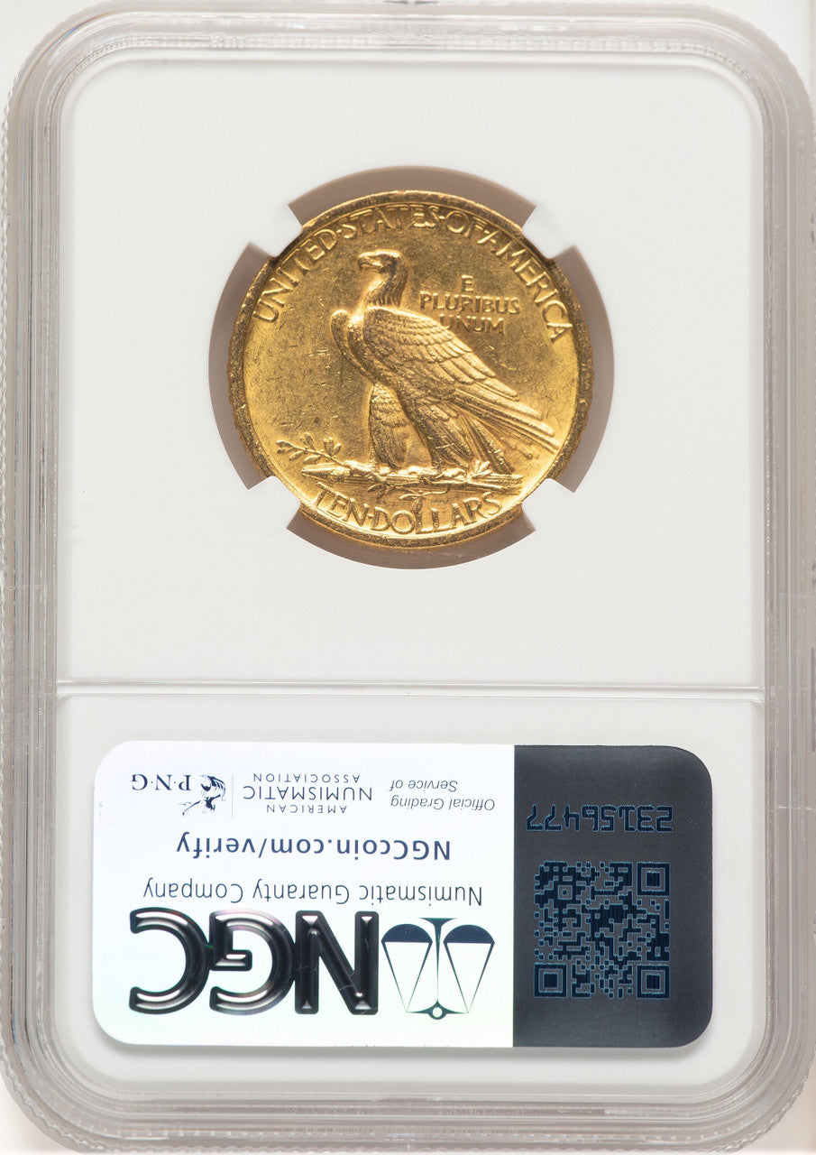 1907 $10 No Motto Indian Eagle NGC MS61 (778949003)