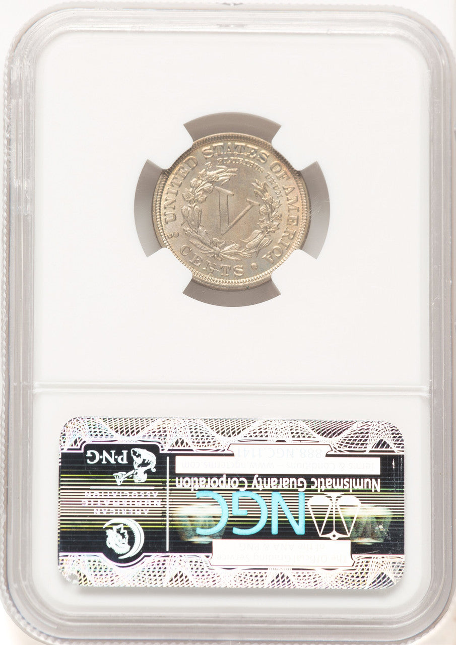 1912-D 5C Liberty Nickel NGC MS65