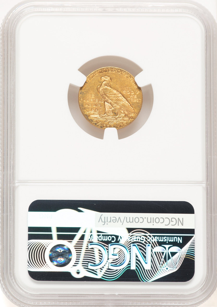 1915 $2.50 Indian Quarter Eagle NGC MS62 (778950011)