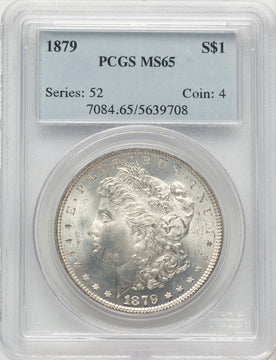 1879 Morgan Dollar PCGS MS65