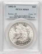1892-O Morgan Dollar PCGS MS64 (778956026)