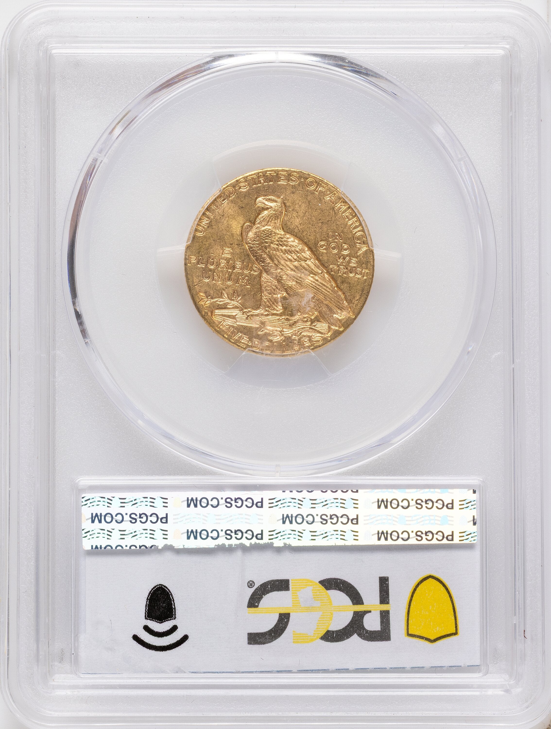 1909-D $5 CAC Indian Half Eagle PCGS MS63