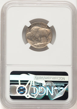 1937-D 5C Three-Legged FS-901 Buffalo Nickel NGC MS62