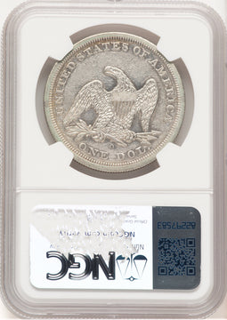 1860-O Seated Dollar NGC XF45