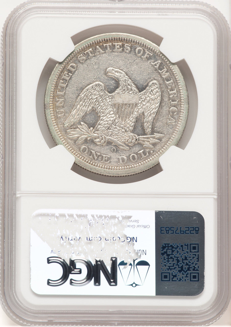 1860-O Seated Dollar NGC XF45
