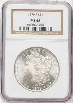 1879-S Morgan Dollar NGC MS68 (778956065)