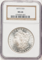 1879-S Morgan Dollar NGC MS68 (778956065)