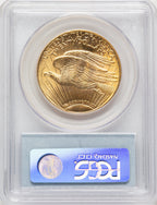 1925 $20 CAC Saint-Gaudens Double Eagle PCGS MS62