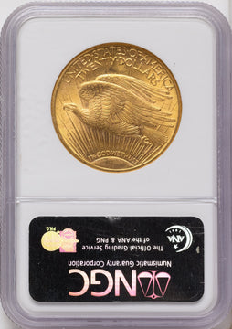 1924-D $20 Saint-Gaudens Double Eagle NGC MS61