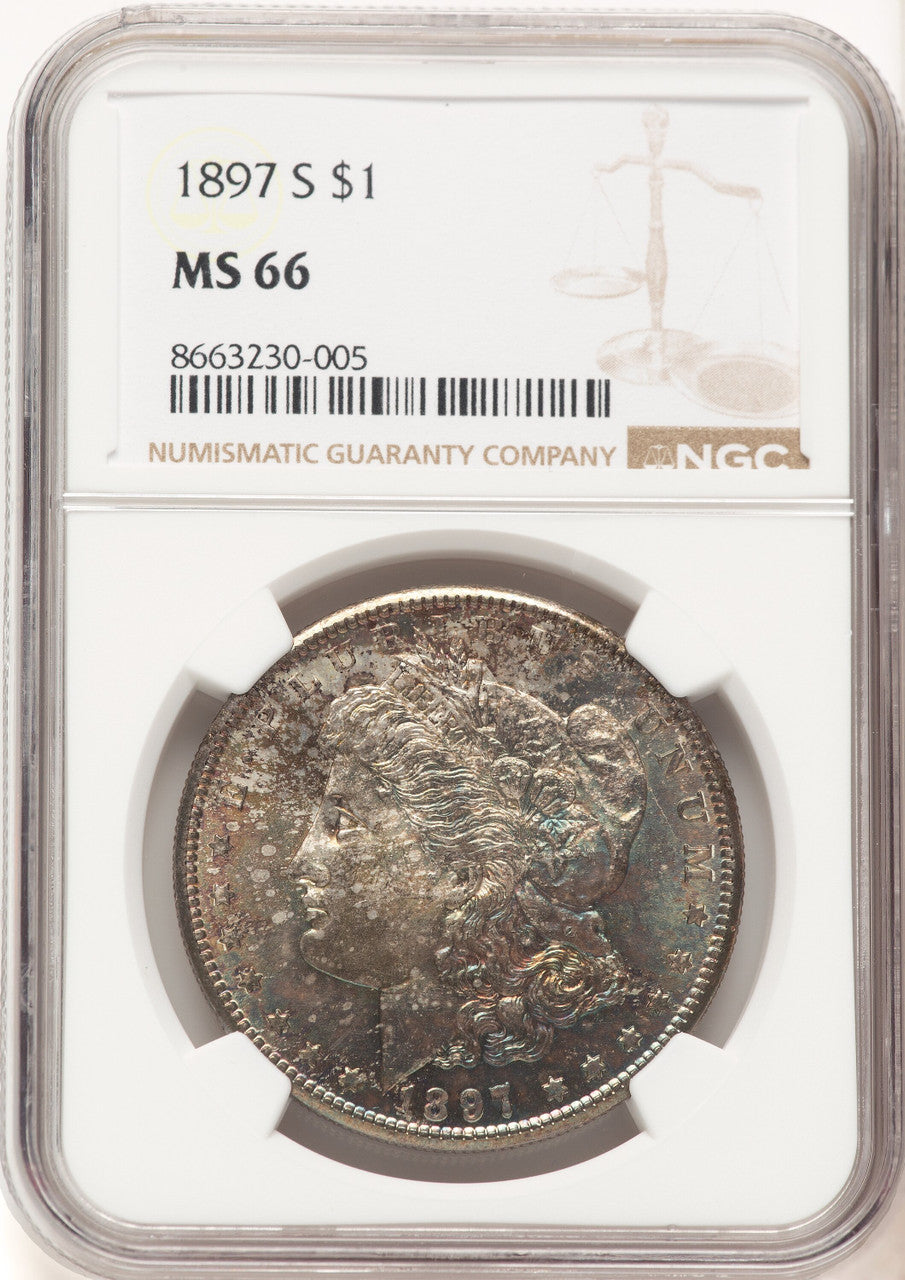 1897-S Morgan Dollar NGC MS66 (778971019)