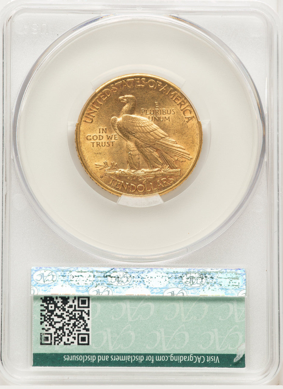 1913-S $10 Indian Eagle CACG AU58
