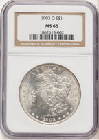 1903-O Morgan Dollar NGC MS65