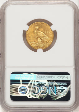 1908 $5 Indian Indian Half Eagle NGC MS64 (778971046)