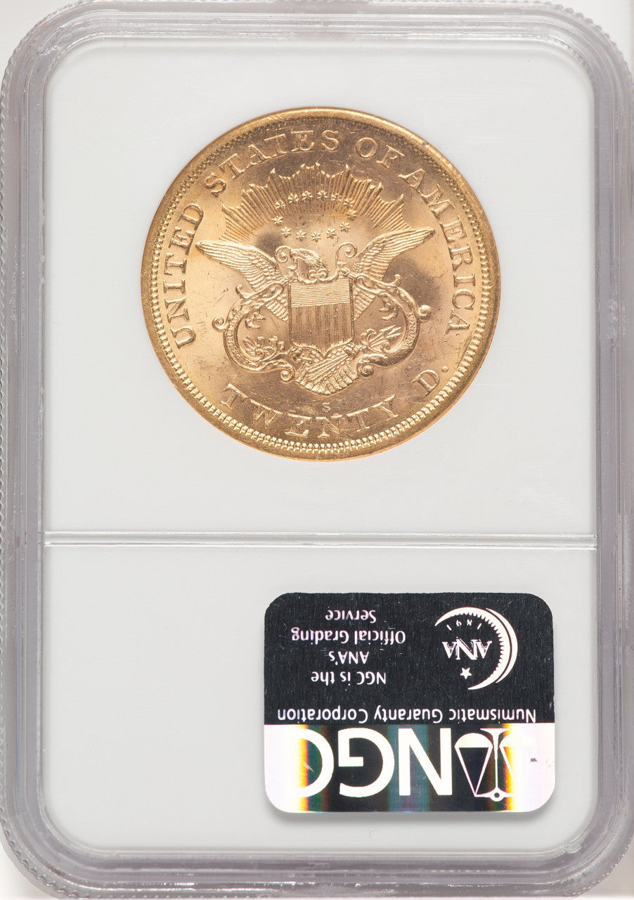 1865-S $20 Liberty Double Eagle NGC MS63 (778971049)