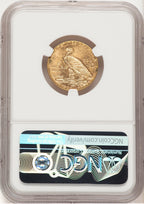 1909 $5 Indian Half Eagle NGC MS64 (778978003)